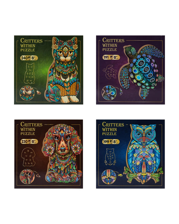 Critters Within Jigsaw Puzzle - Turtle (191 Pieces)