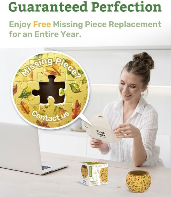 Pintoo - PieceRelax - Flowerpot Hello Pumpkin Season 3D Plastic Jigsaw Puzzle (80 Pieces)