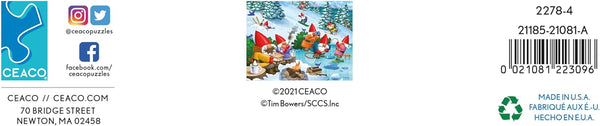 Ceaco - Gnome Sweet Gnome - Winter Fun - XL by Tim Bowers Jigsaw Puzzle (300 Pieces)