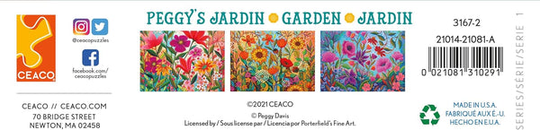 Ceaco - Peggy's Garden - Joy in The Morning by Peggy Davis Jigsaw Puzzle (1000 Pieces)