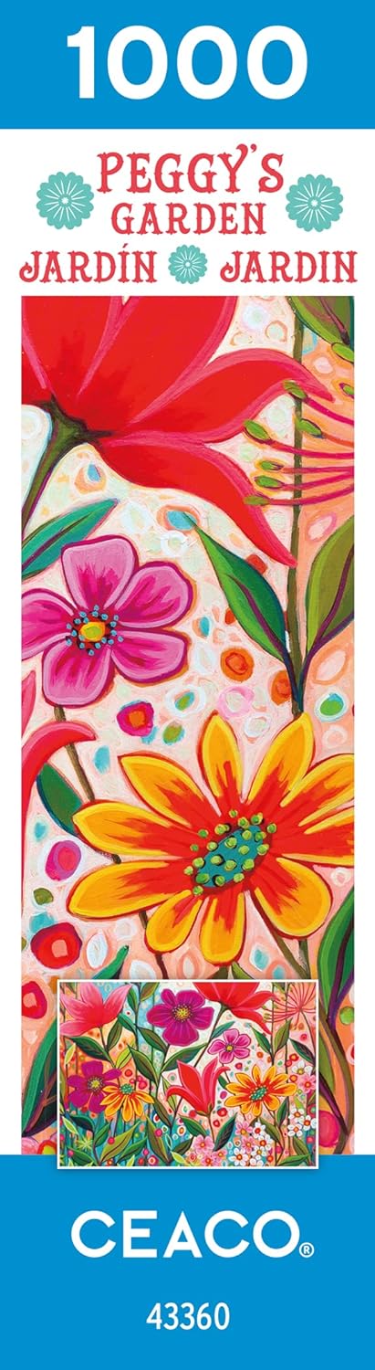 Ceaco - Peggy's Garden - Fanciful by Peggy Davis Jigsaw Puzzle (1000 Pieces)