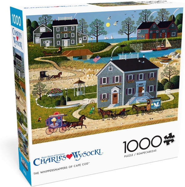 Buffalo Games - The Whippersnappers of Cape Cod by Charles Wysocki Jigsaw Puzzle (1000 Pieces)