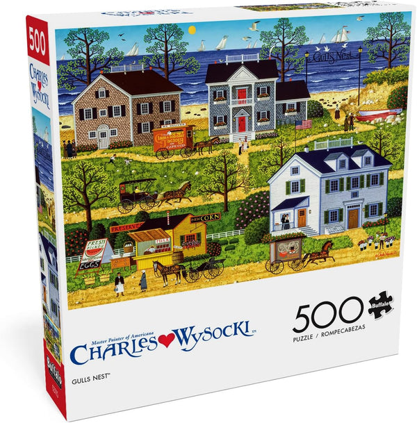 Buffalo Games - Gulls Nest by Charles Wysocki Jigsaw Puzzle (500 Pieces)
