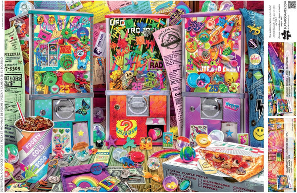 Buffalo Games - Aimee Stewart - Pizza and Pocket Change - 1000 Piece Jigsaw Puzzle for Adults Challenging Puzzle Perfect for Game Nights - Finished Puzzle Size is 26.75 x 19.75