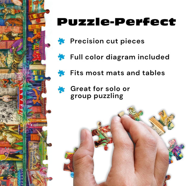 Buffalo Games - Circus Extravaganza by Aimee Stewart Jigsaw Puzzle (1000 Pieces)
