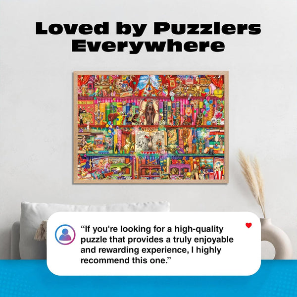 Buffalo Games - Circus Extravaganza by Aimee Stewart Jigsaw Puzzle (1000 Pieces)