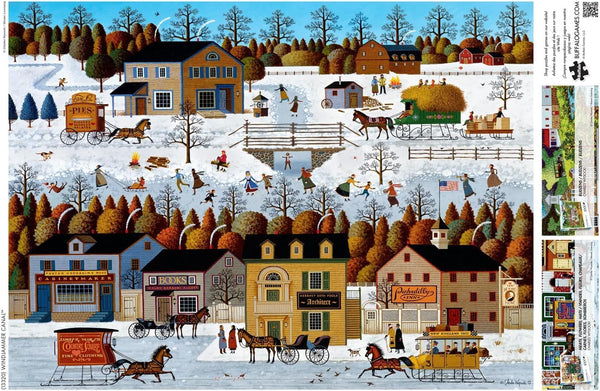 Buffalo Games - Windjammer Canal by Charles Wysocki Jigsaw Puzzle (1000 Pieces)