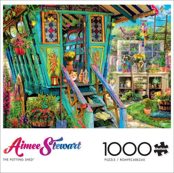 Buffalo Games - The Potting Shed by Aimee Stewart Jigsaw Puzzle (1000 Pieces)