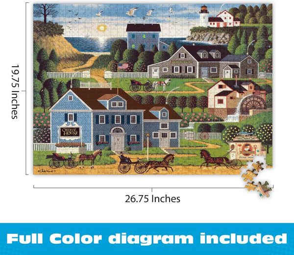 Buffalo Games - Sunset Bay by Charles Wysocki Jigsaw Puzzle (1000 Pieces)