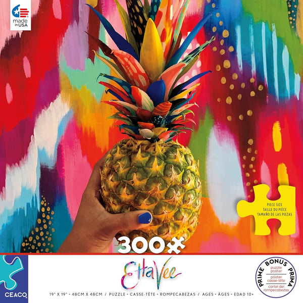Ceaco - Pineapple - XL by Etta Vee Jigsaw Puzzle (300 Pieces)
