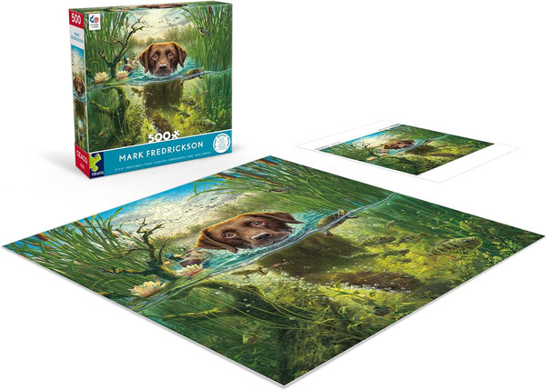 Ceaco - Chocolate Lab by Mark Fredrickson Jigsaw Puzzle (500 Pieces)