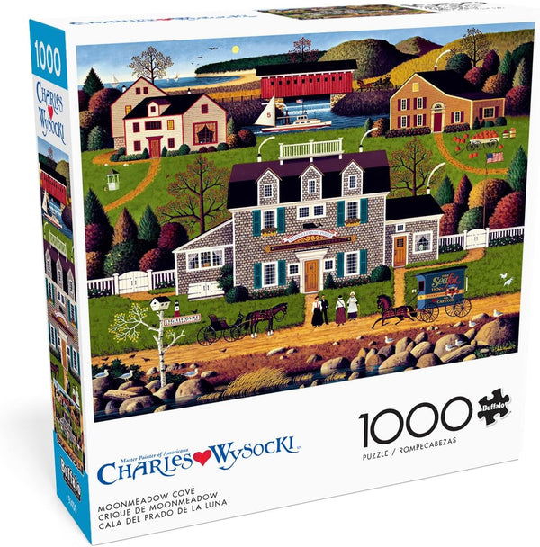 Buffalo Games - Moonmeadow Cove by Charles Wysocki Jigsaw Puzzle (1000 Pieces)