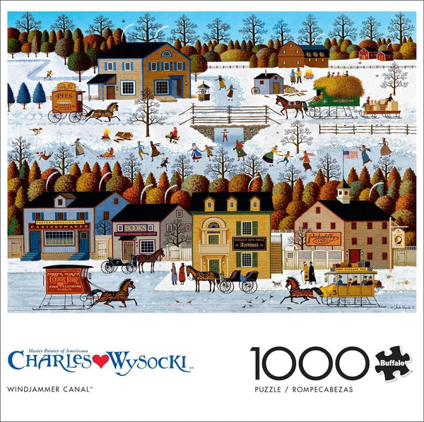 Buffalo Games - Windjammer Canal by Charles Wysocki Jigsaw Puzzle (1000 Pieces)