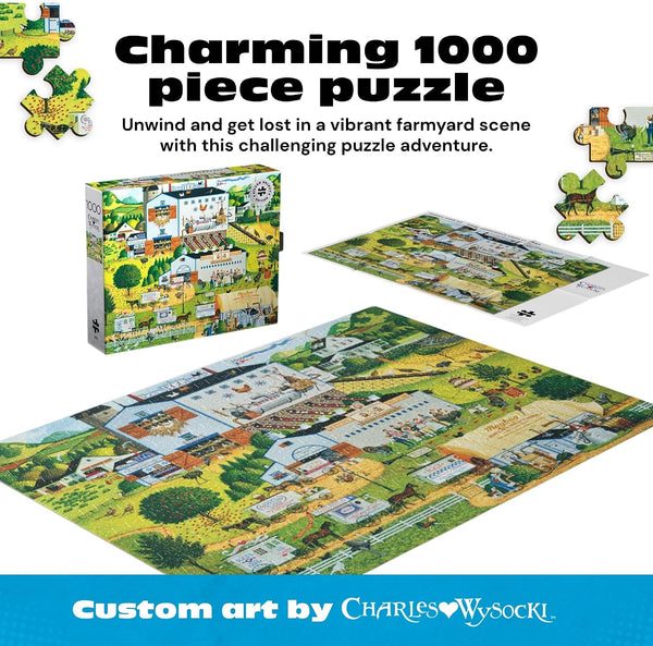 Buffalo Games - Silver Select - Charles Wysocki - Sunny Side Up - 1000 Piece Jigsaw Puzzle