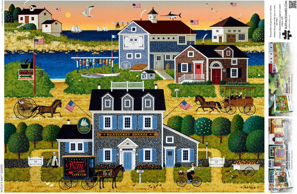 Buffalo Games - Charles Wysocki - Witch's Bay - 1000 Piece Jigsaw Puzzle for Adults Challenging Puzzle Perfect for Game Nights - Finished Size 26.75 x 19.75