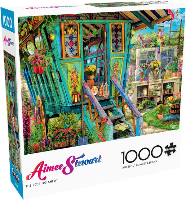 Buffalo Games - The Potting Shed by Aimee Stewart Jigsaw Puzzle (1000 Pieces)