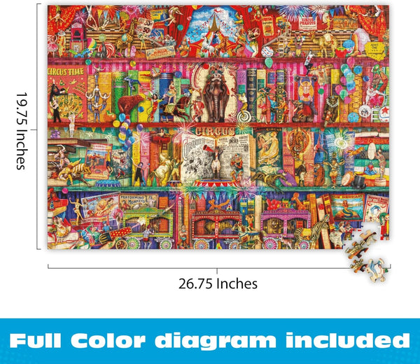 Buffalo Games - Circus Extravaganza by Aimee Stewart Jigsaw Puzzle (1000 Pieces)