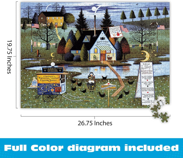 Buffalo Games - Know it All by Charles Wysocki Jigsaw Puzzle (1000 Pieces)