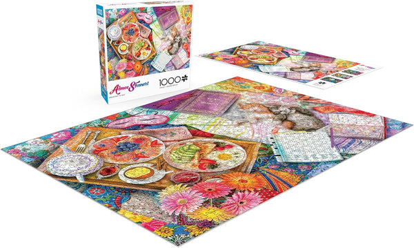Buffalo Games - Breakfast in Bed by Aimee Stewart Jigsaw Puzzle (1000 Pieces)