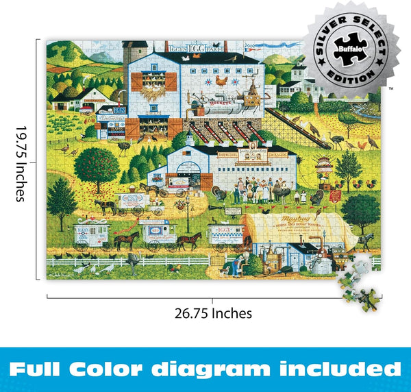 Buffalo Games - Silver Select - Charles Wysocki - Sunny Side Up - 1000 Piece Jigsaw Puzzle