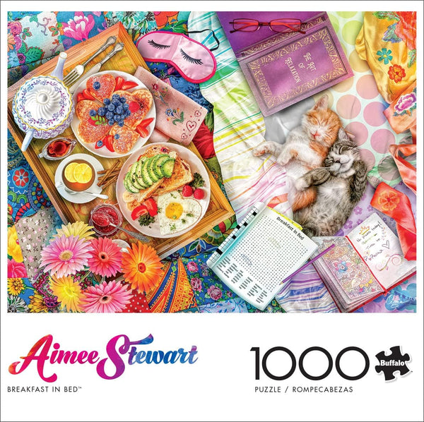 Buffalo Games - Breakfast in Bed by Aimee Stewart Jigsaw Puzzle (1000 Pieces)