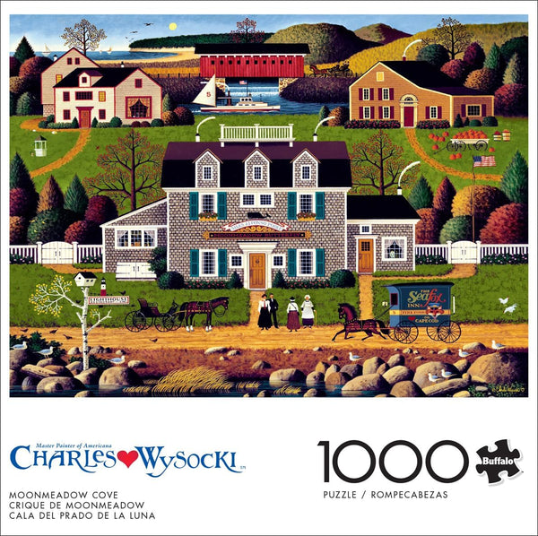 Buffalo Games - Moonmeadow Cove by Charles Wysocki Jigsaw Puzzle (1000 Pieces)
