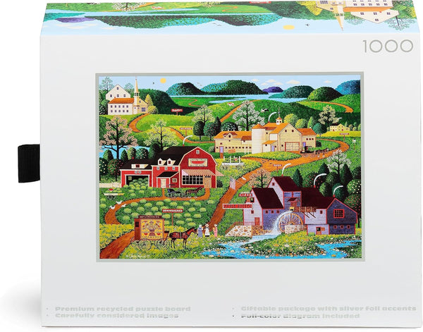 Buffalo Games - Silver Select - Charles Wysocki - Burma Road - Premium 1000 Piece Jigsaw Puzzle for Adults