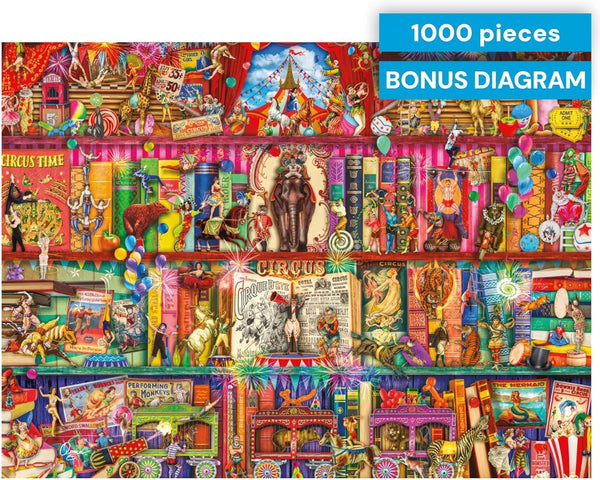 Buffalo Games - Circus Extravaganza by Aimee Stewart Jigsaw Puzzle (1000 Pieces)