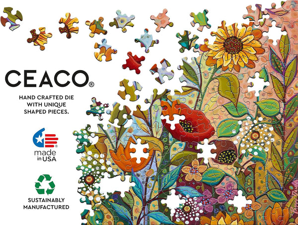 Ceaco - Peggy's Garden - Joy in The Morning by Peggy Davis Jigsaw Puzzle (1000 Pieces)