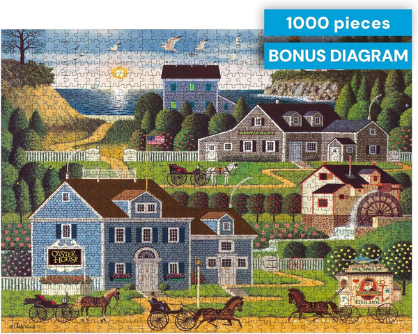 Buffalo Games - Sunset Bay by Charles Wysocki Jigsaw Puzzle (1000 Pieces)