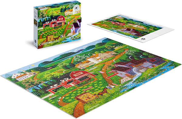 Buffalo Games - Silver Select - Charles Wysocki - Burma Road - Premium 1000 Piece Jigsaw Puzzle for Adults