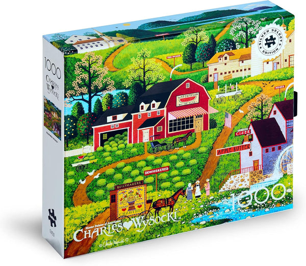 Buffalo Games - Silver Select - Charles Wysocki - Burma Road - Premium 1000 Piece Jigsaw Puzzle for Adults
