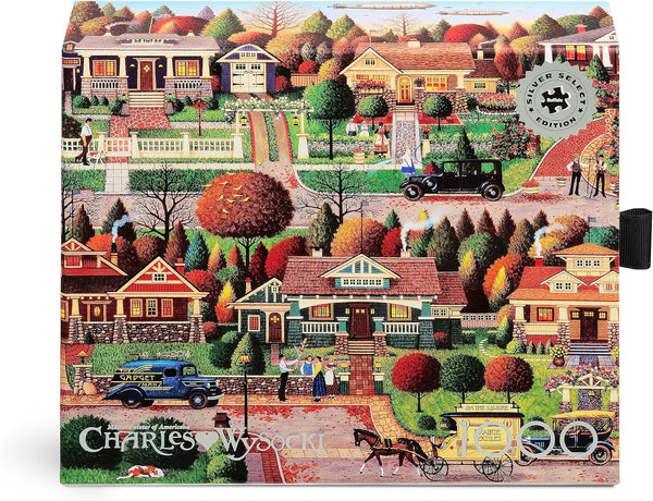 Buffalo Games - Silver Select - Charles Wysocki - Labor Day in Bungalowville - Premium 1000 Piece Jigsaw Puzzle for Adults