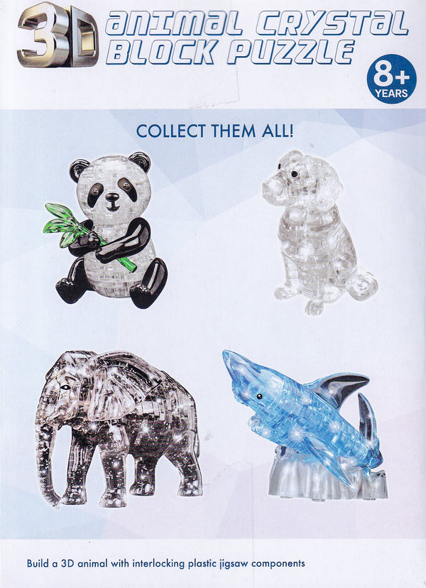 3D Animal Crystal Block Puzzle - Panda