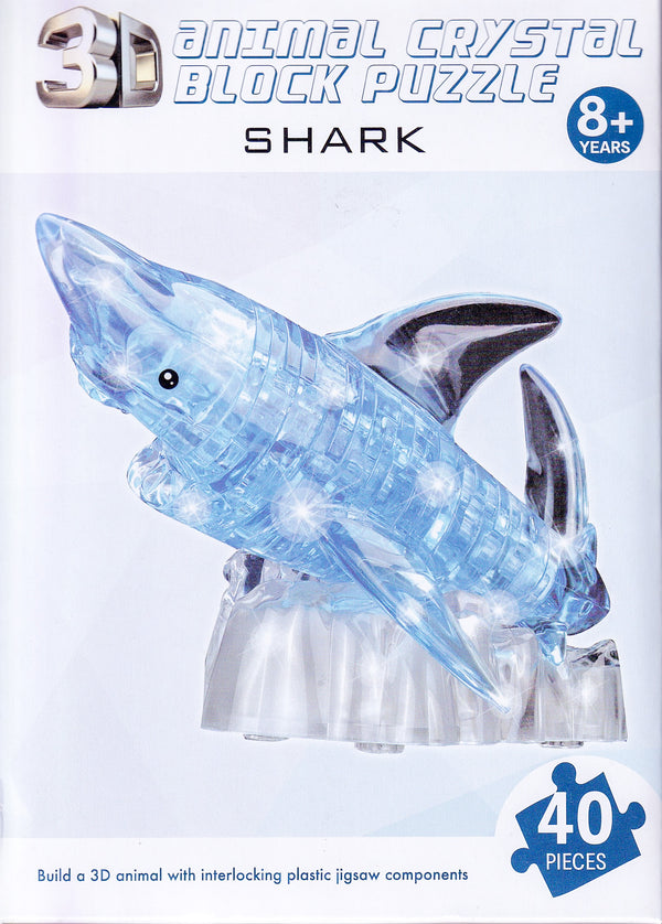 3D Animal Crystal Block Puzzle - Shark
