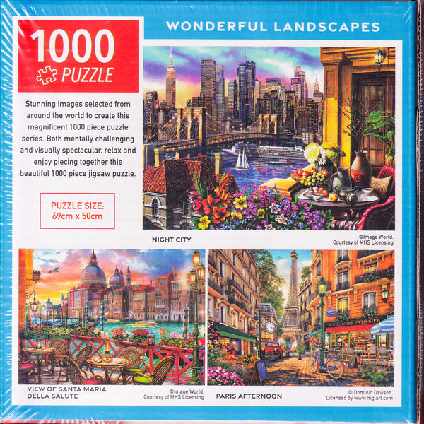 Arrow Puzzles - Wonderful Landscape - Night City Jigsaw Puzzle (1000 Pieces)