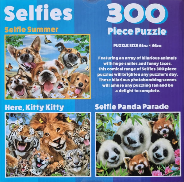 Arrow Puzzles - Selfies - Summer by Howard Robinson 300 Piece Jigsaw Puzzle Large Piece