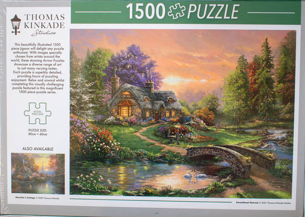 Arrow Puzzles - Sweetheart Retreat by Thomas Kinkade Jigsaw Puzzle (1500 Pieces)
