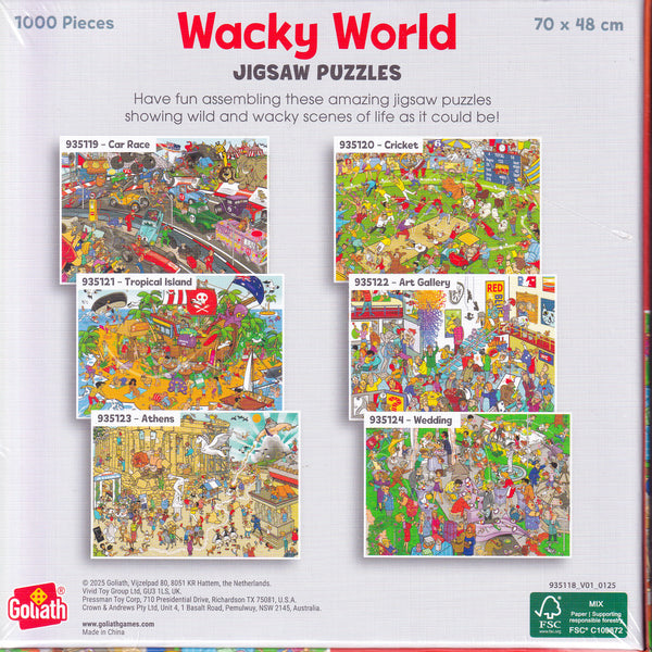 Wacky World - Athens 1000 Piece Jigsaw Puzzle