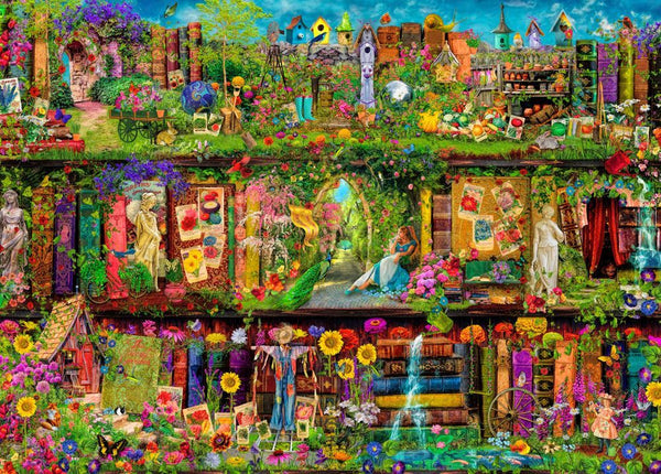 Holdson - Treat Yo' Shelf - Garden Shelf by Aimee Stewart Jigsaw Puzzle (1000 Pieces)