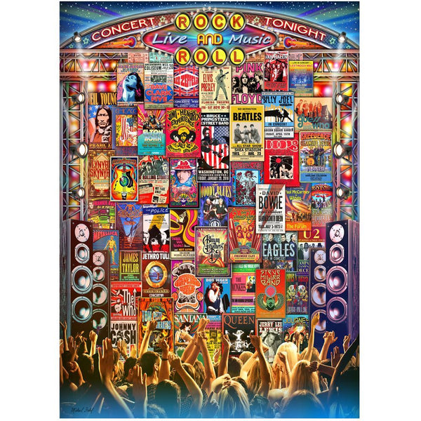Holdson - Counting The Beat - Concert Tonight by Michael Fishel Jigsaw Puzzle (1000 Pieces)