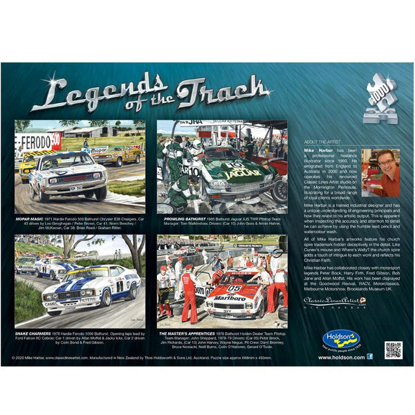Holdson - Legends of The Track - Mopar Magic by Mike Harbar Jigsaw Puzzle (1000 Pieces)