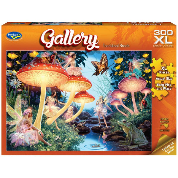 Holdson - Gallery 7 Toadstool Brook Large Piece Jigsaw Puzzle (300 Pieces)