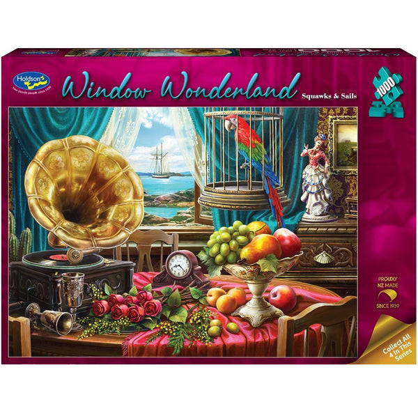 Holdson - Window Wonderland Squawks Sails by Image World Jigsaw Puzzle (1000 Pieces)