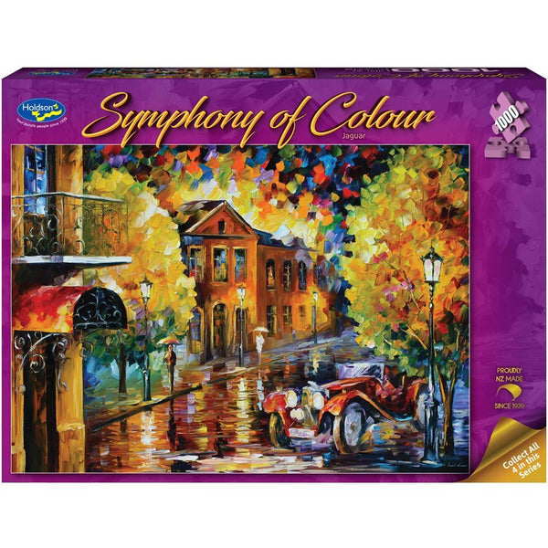 Holdson - Symphony Of Colour - Jaguar by Leonid Afremov Jigsaw Puzzle (1000 Pieces)
