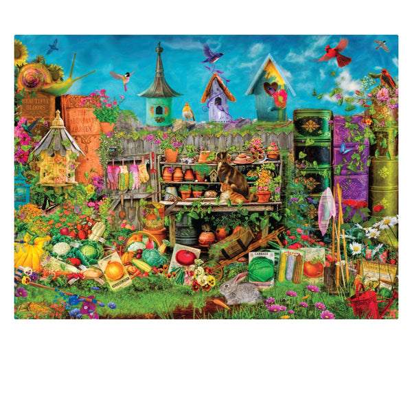 Crown - Vivid Views Series - Sunny Garden by Aimee Stewart Jigsaw Puzzle (1000 pieces)