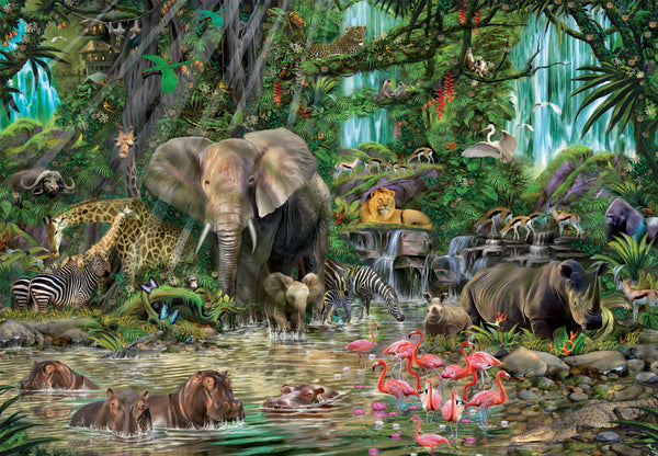 Educa - African Jungle Jigsaw Puzzle (2000 Pieces)