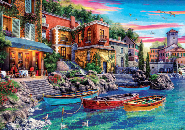 Educa - Sunset In Como Jigsaw Puzzle (3000 Pieces)
