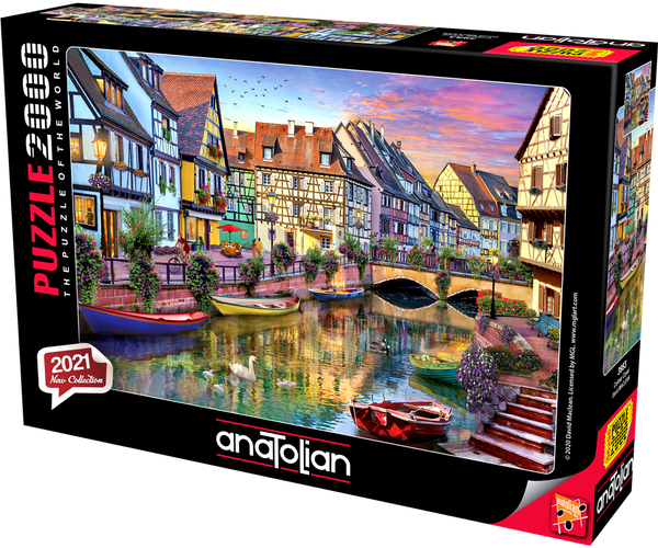 Anatolian - Colmar Canal by David Maclean Jigsaw Puzzle (2000 Pieces)
