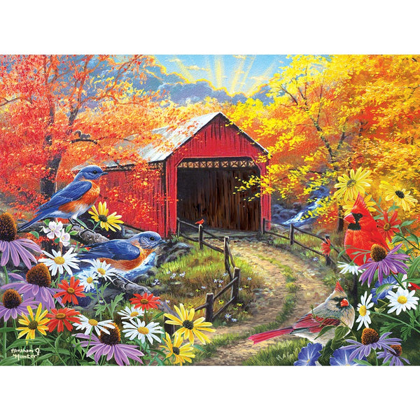 Cra-Z-Art - Master Artist Collection - Abraham Hunter - Bluebird Bridge Jigsaw Puzzle (1000 Pieces)